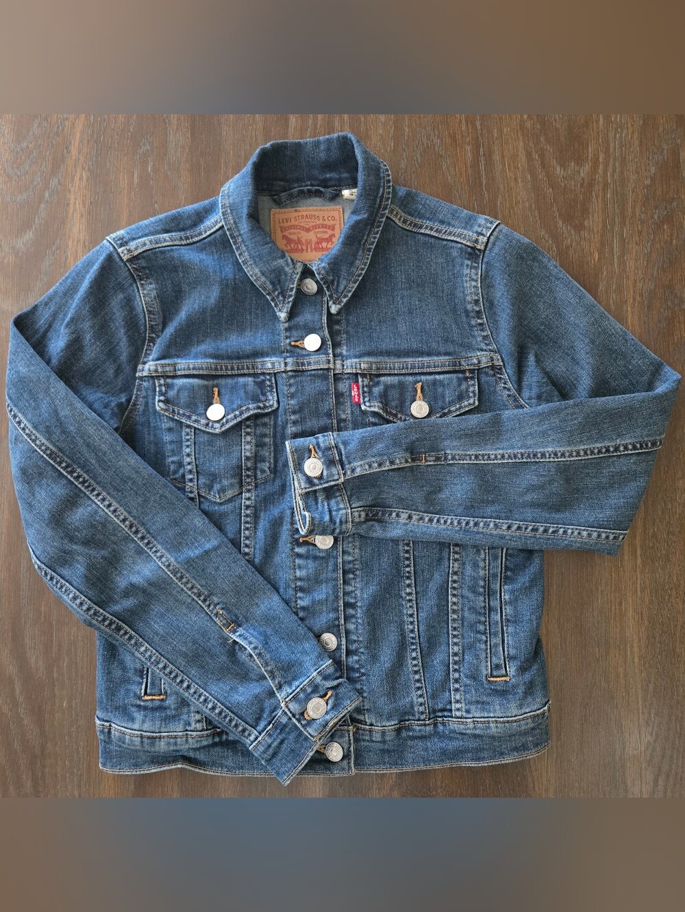 ♀️LEVI'S Blue Denim Jacket For Women